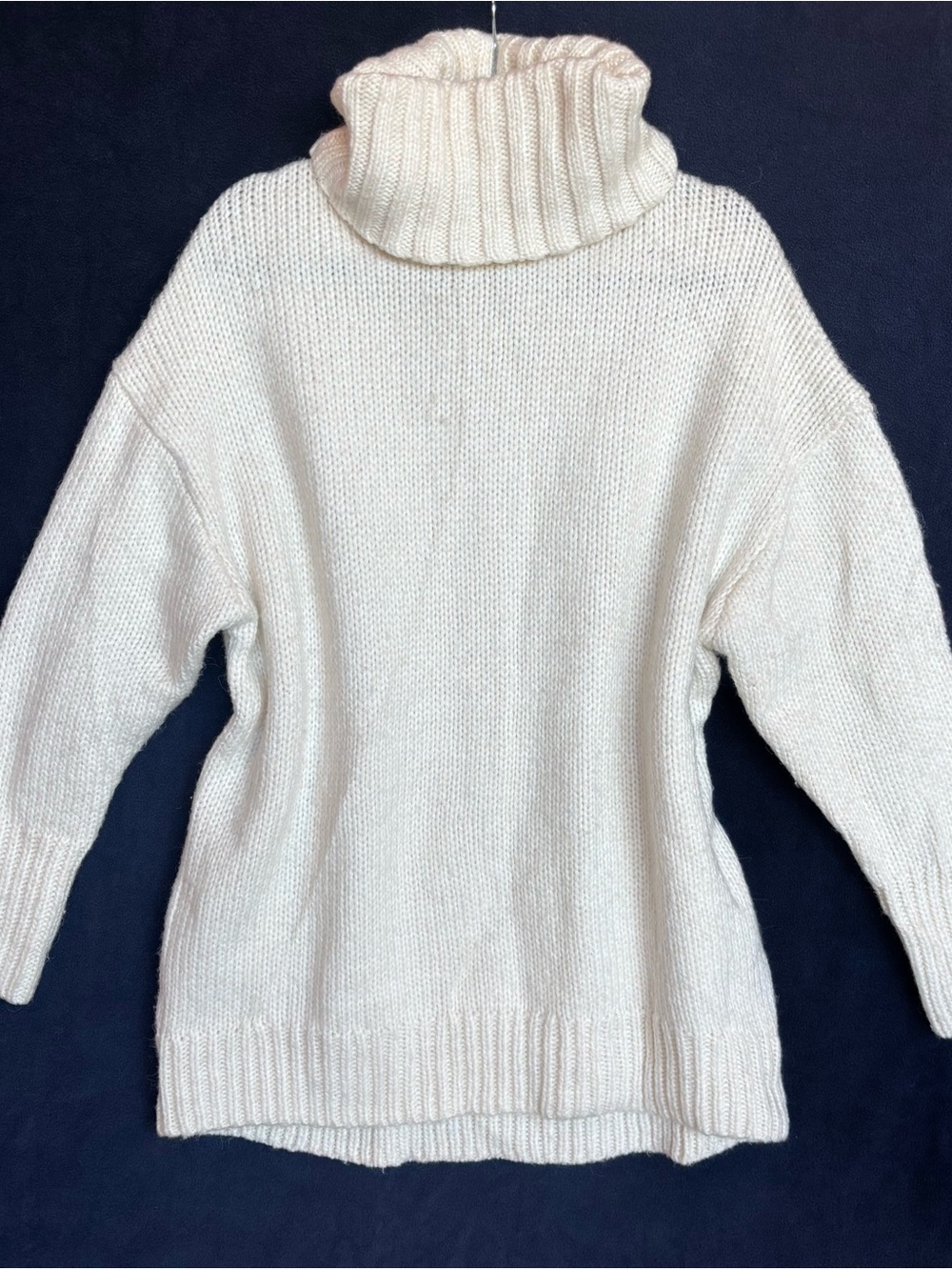 American Eagle Outfitters Cream Turtleneck Sweater